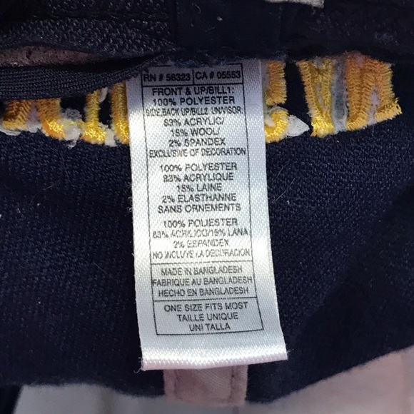 Nike Elite Michigan Navy Blue Mens One Size Fits Most Fitted Hat/ - Picture 9 of 10